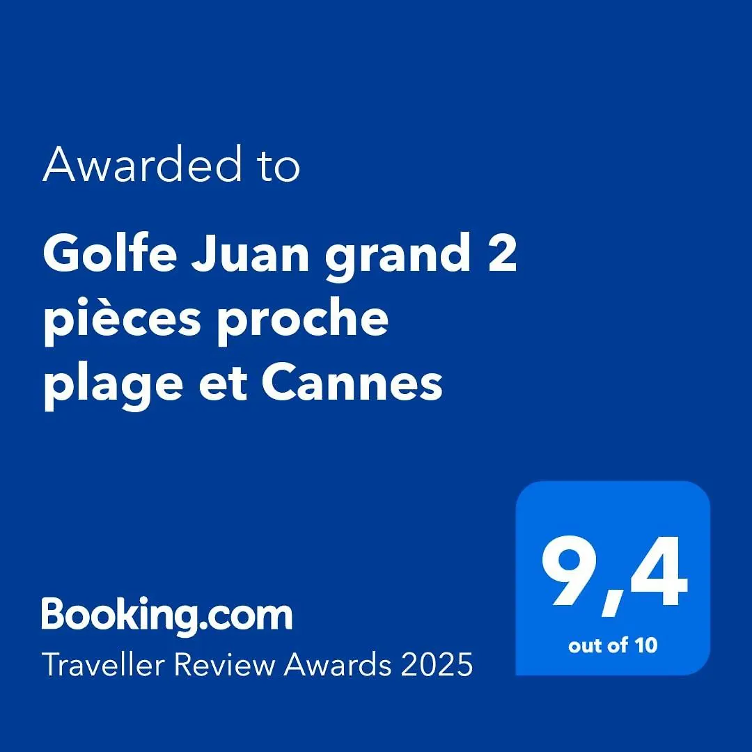 Golfe Juan Grand 2 Pieces Proche Plage Et Cannes Vallauris 0*,  Frankreich